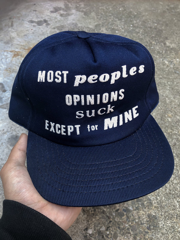 1980s “Most People’s Opinions” Trucker Hat