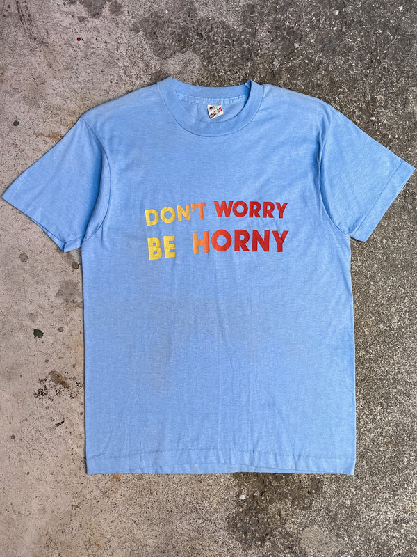 1980s “Don’t Worry Be Horny” Single Stitched Screen Stars Tee (S)