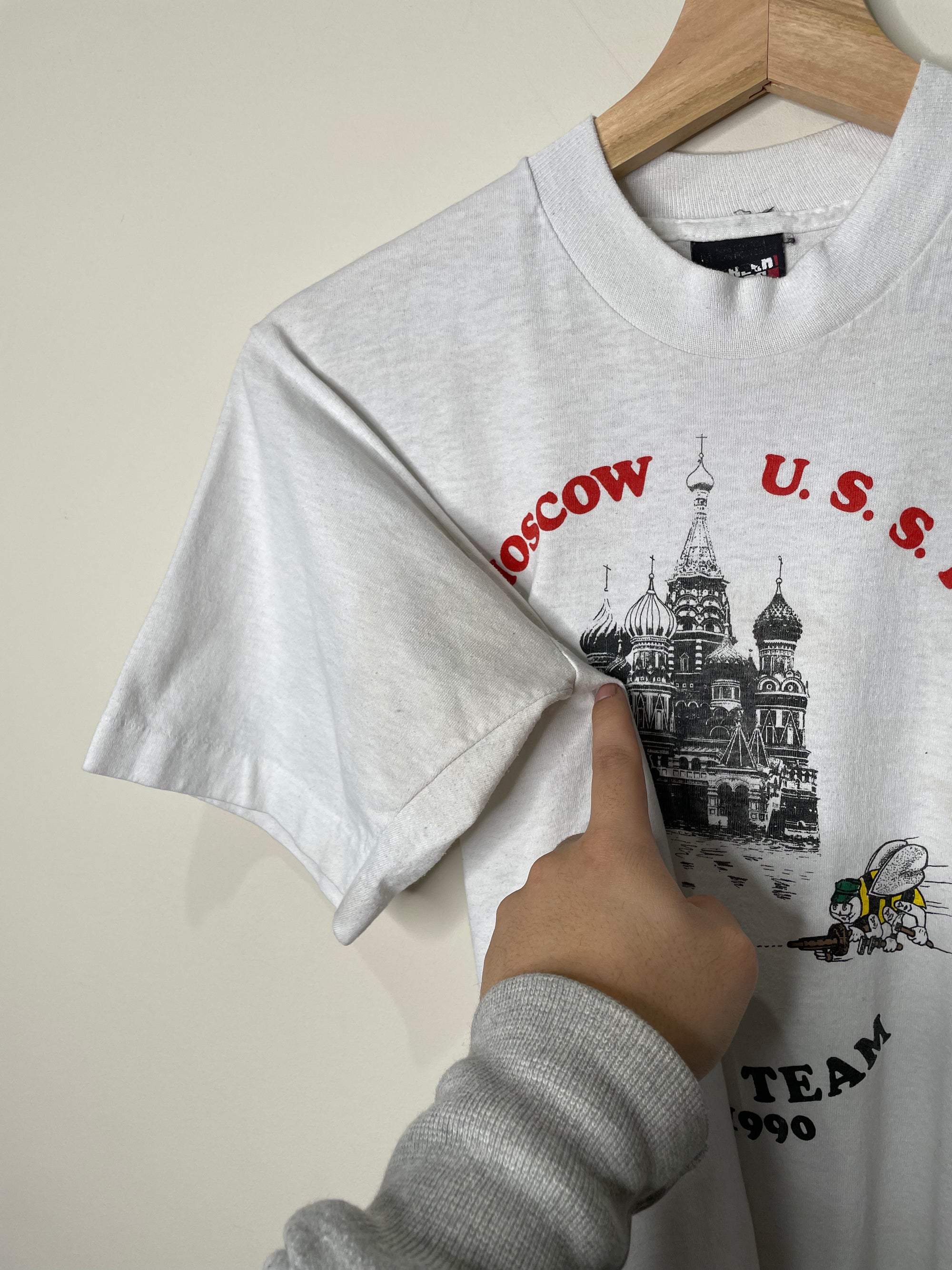 1990s “Moscow Seabee Team” Tee (S/M)