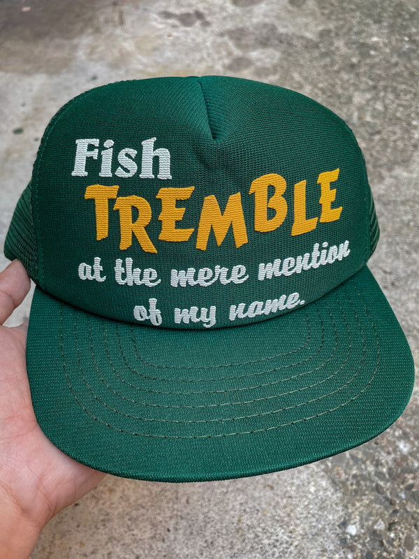 1980s “Fish Tremble…” Trucker Hat