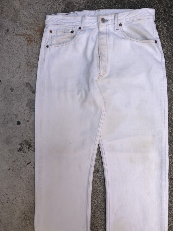 1990s Levis Dirty White 501 (30X29)