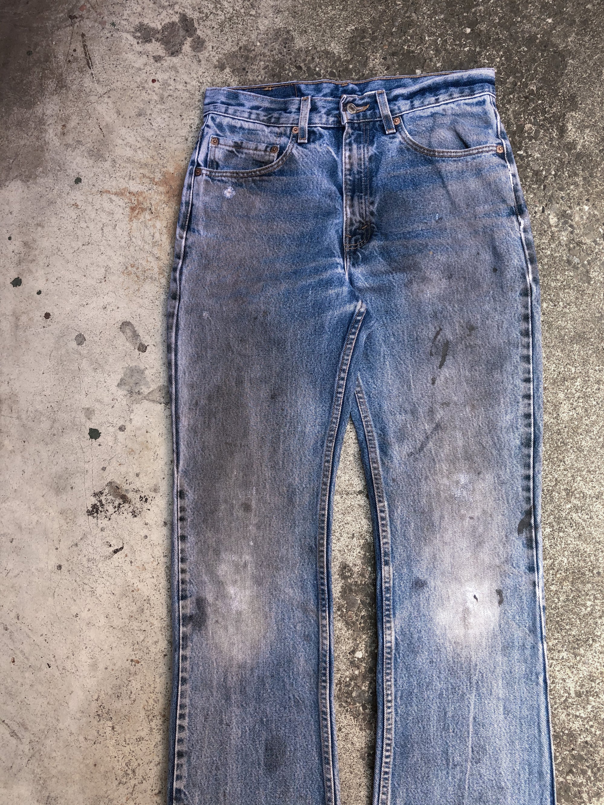 1990s Levis Dirty Faded Blue 517 (31X30)