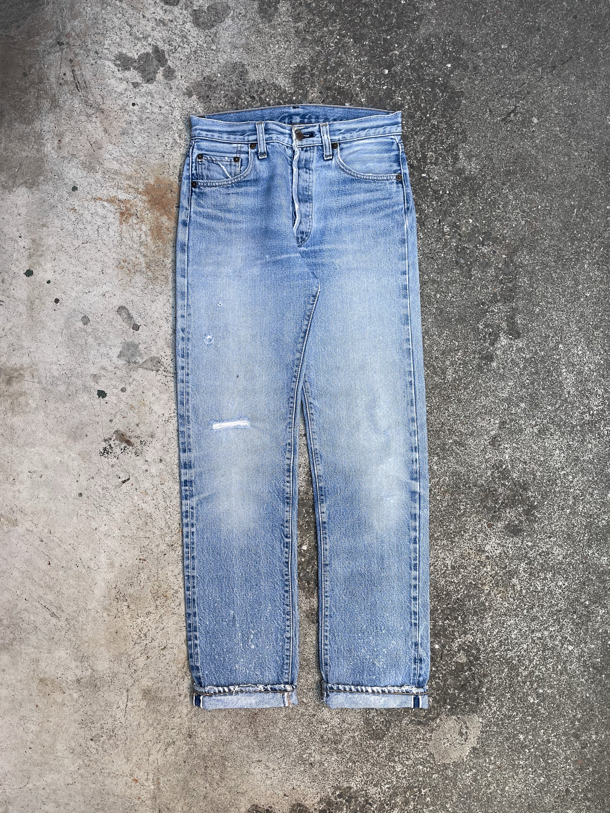 1970s Levi’s Faded Blue 501 Selvedge Redline (27X31)