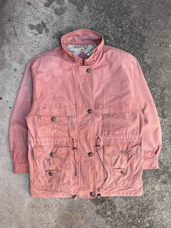 Vintage Faded Salmon Lined Field Jacket