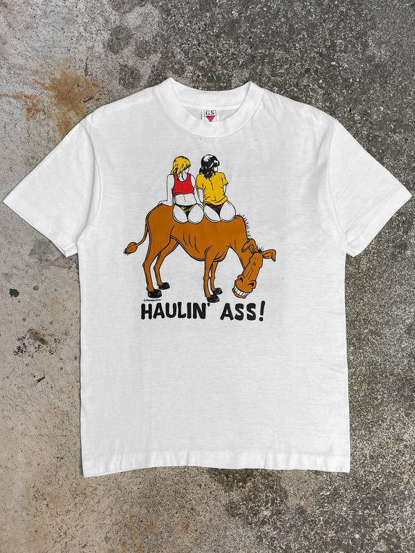 1990s “Haulin’ Ass!” Single Stitched Tee (S)