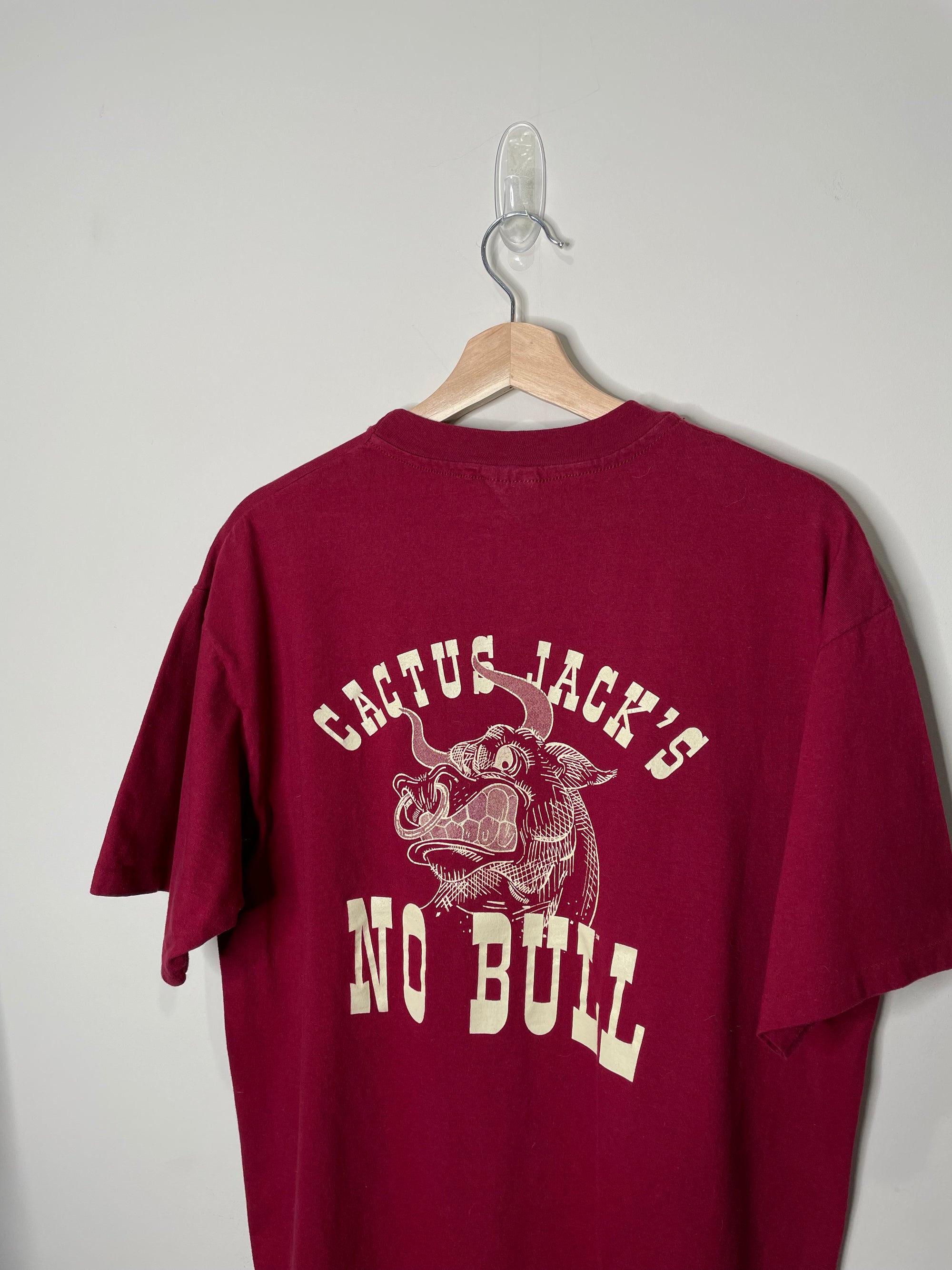 1990s “Cactus Jack’s” Single Stitched Hanes Beefy Tee (L)