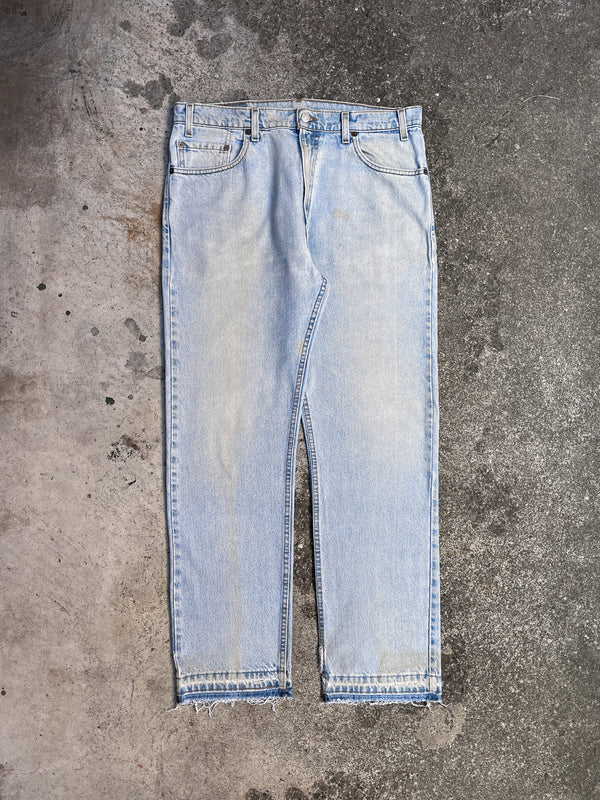 1990s Levi’s Faded Blue 505 Released Hem (34X30)