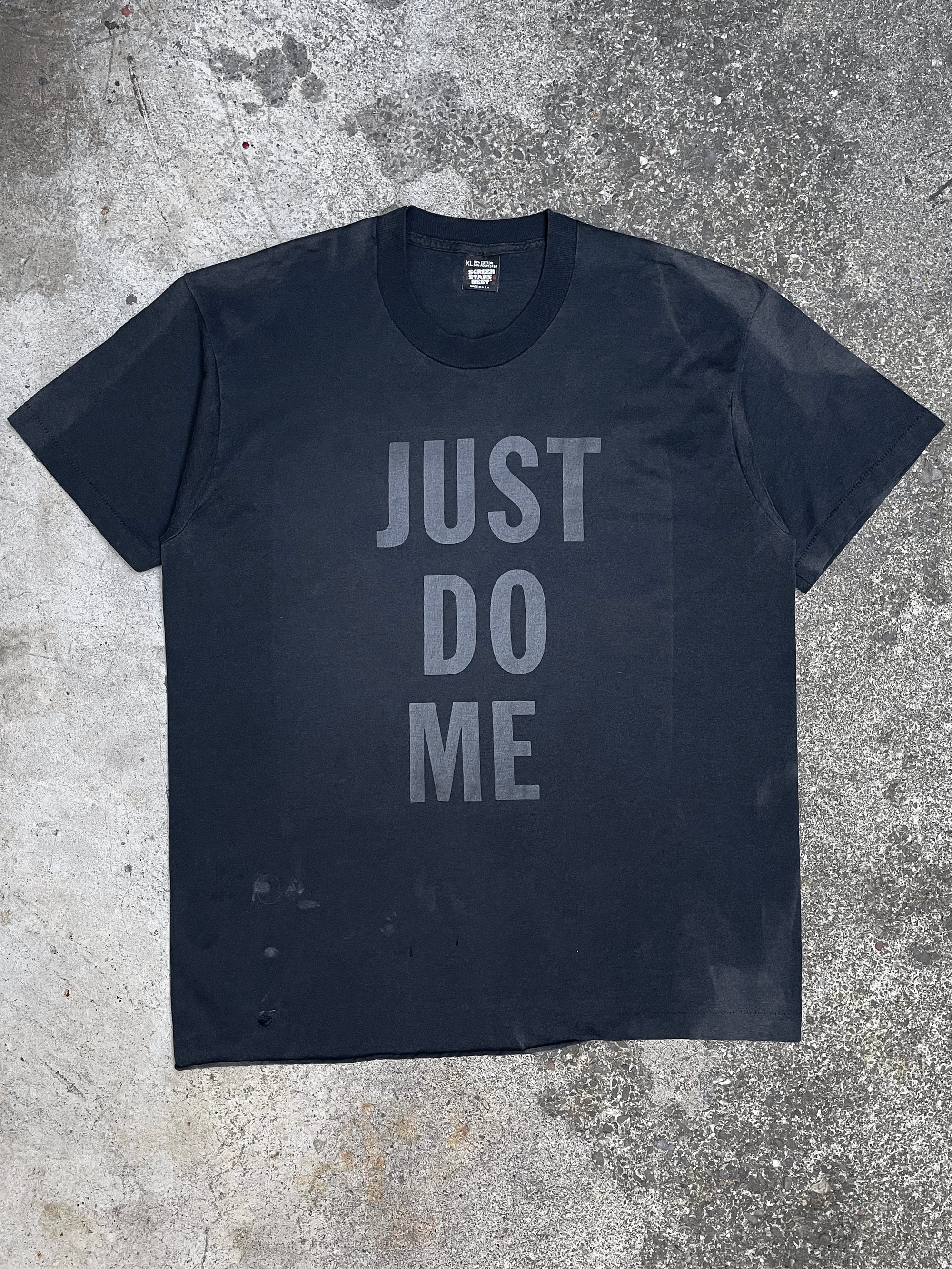 1990s Sun Faded “Just Do Me” Single Stitched Screen Stars Tee (XL)