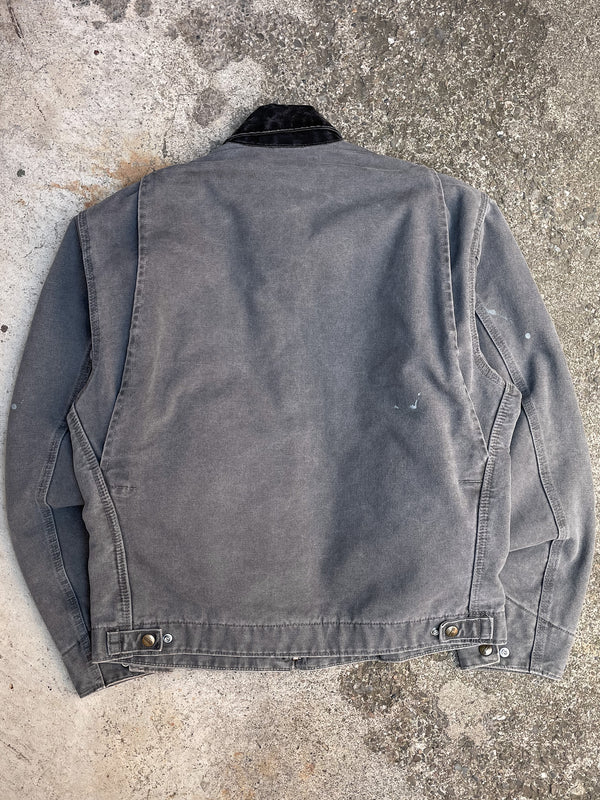 Carhartt Metal Grey Lined Work Jacket (S/M)