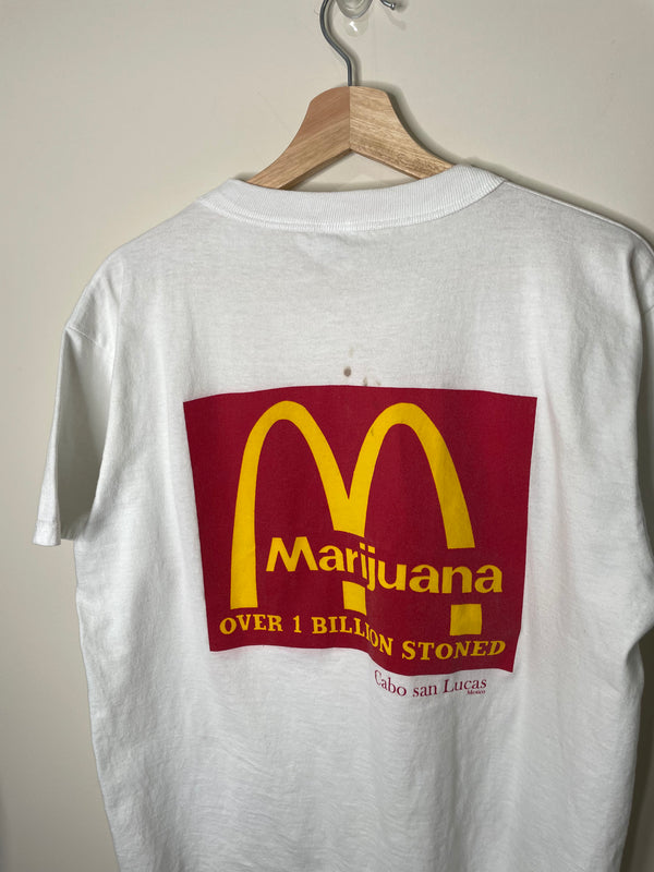 Vintage 00s “Cabo” McDonalds Parody Tourist Tee (M)