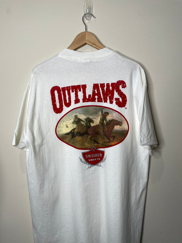 1990s “Swisher Sweets Outlaws” Single Stitched Pocket Tee (XL)