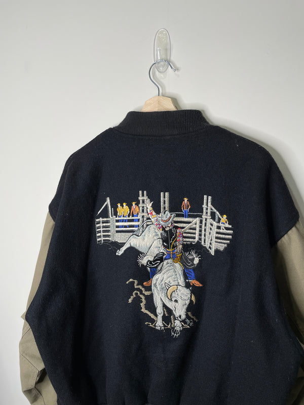 1990s “Rodeo Cowboy” Embroidered Jacket (XL)