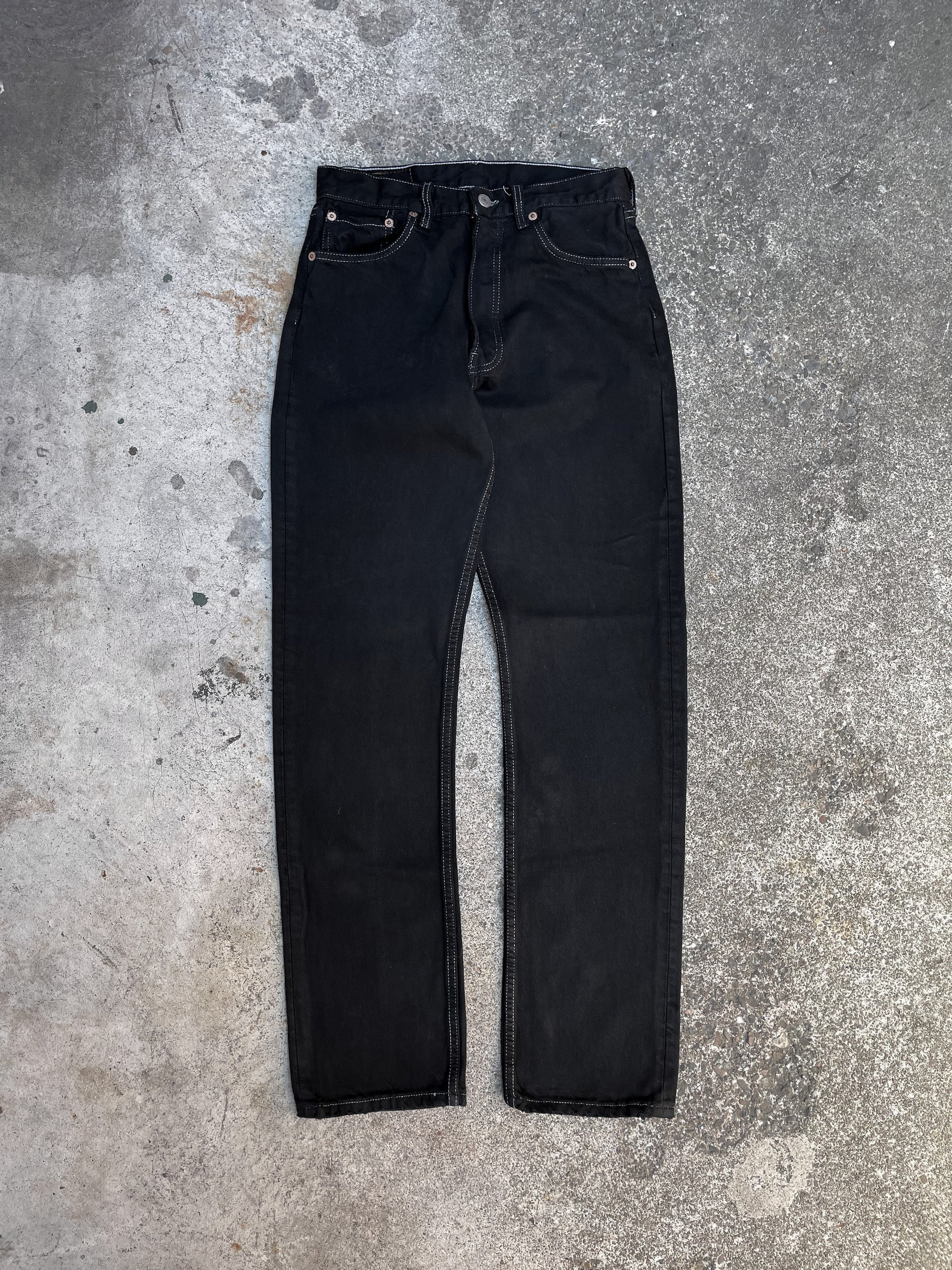 1990s Levis Black Overdye 501 (27X29)
