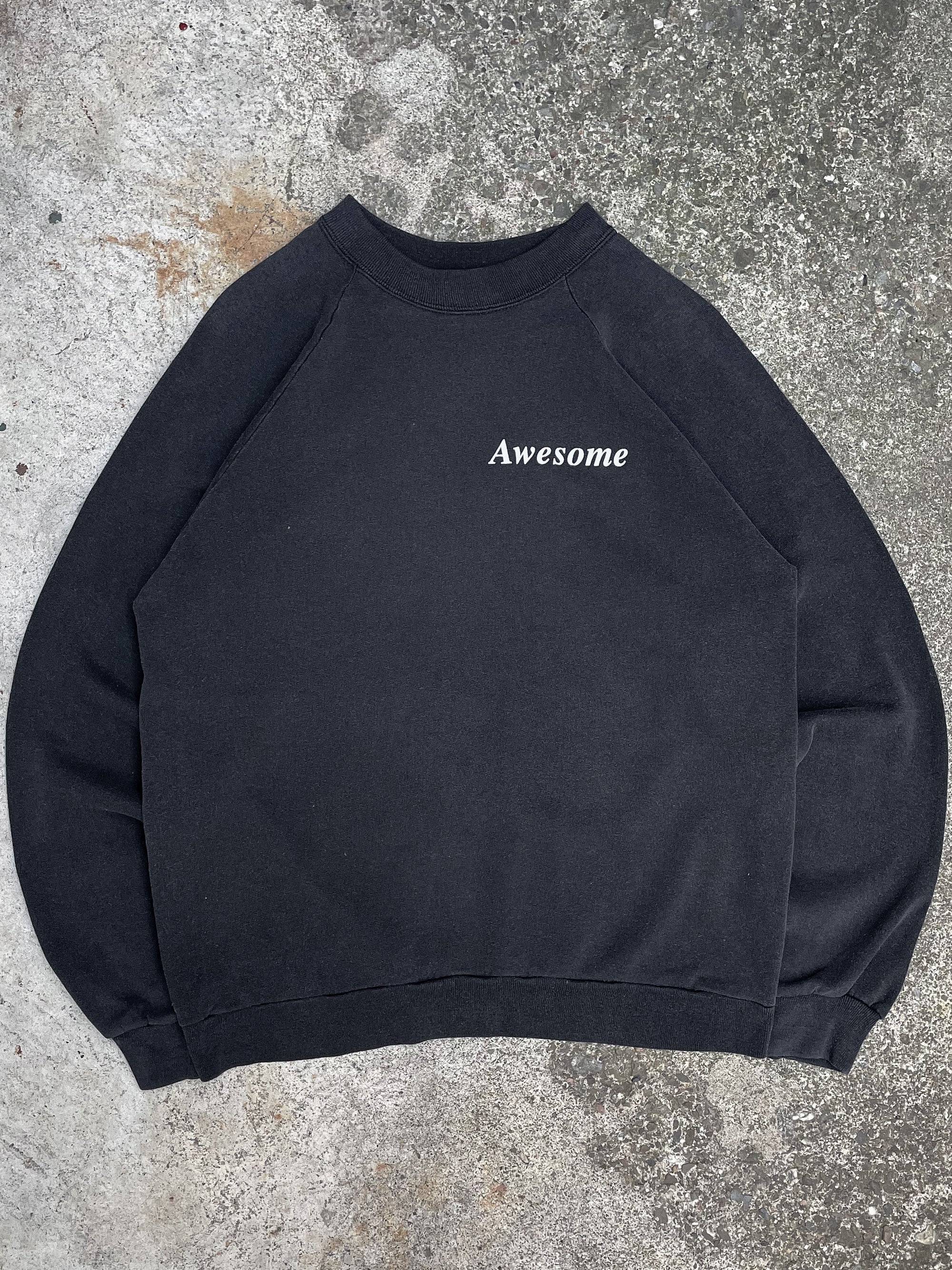 1980s “Awesome” Raglan Sweatshirt