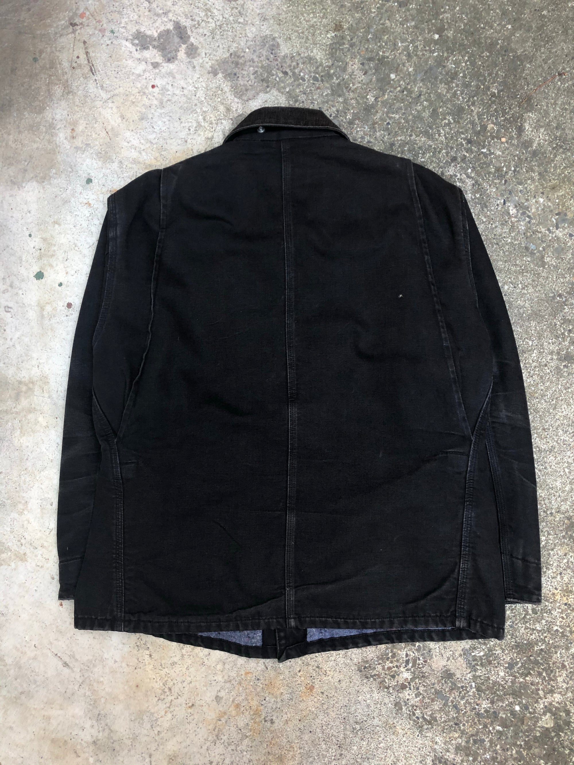 1990s Carhartt Black Lined Chore Jacket (M/L)