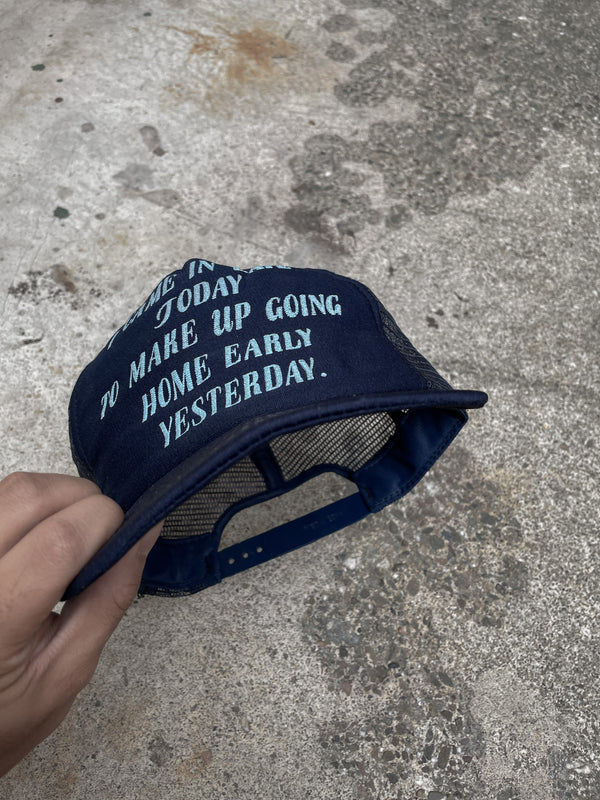 1980s “I Came In Late Today …” Trucker Hat