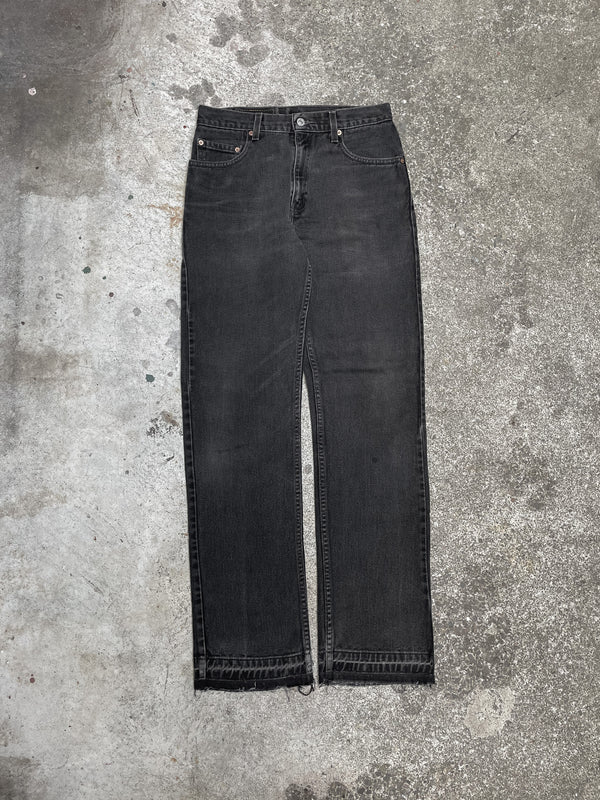 Vintage Levi’s Faded Black 505 Released Hem (29X32)