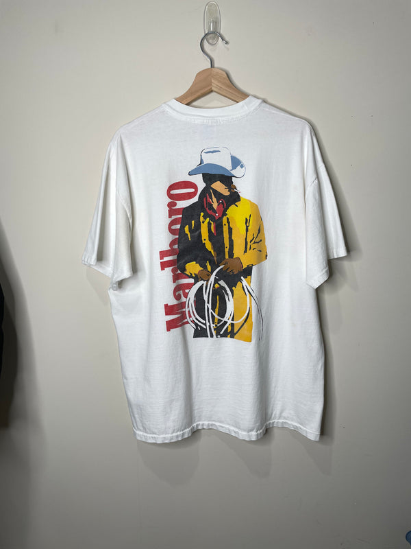 1990s “Marlboro Cowboy” Single Stitched Hanes Beefy Tee (XL)