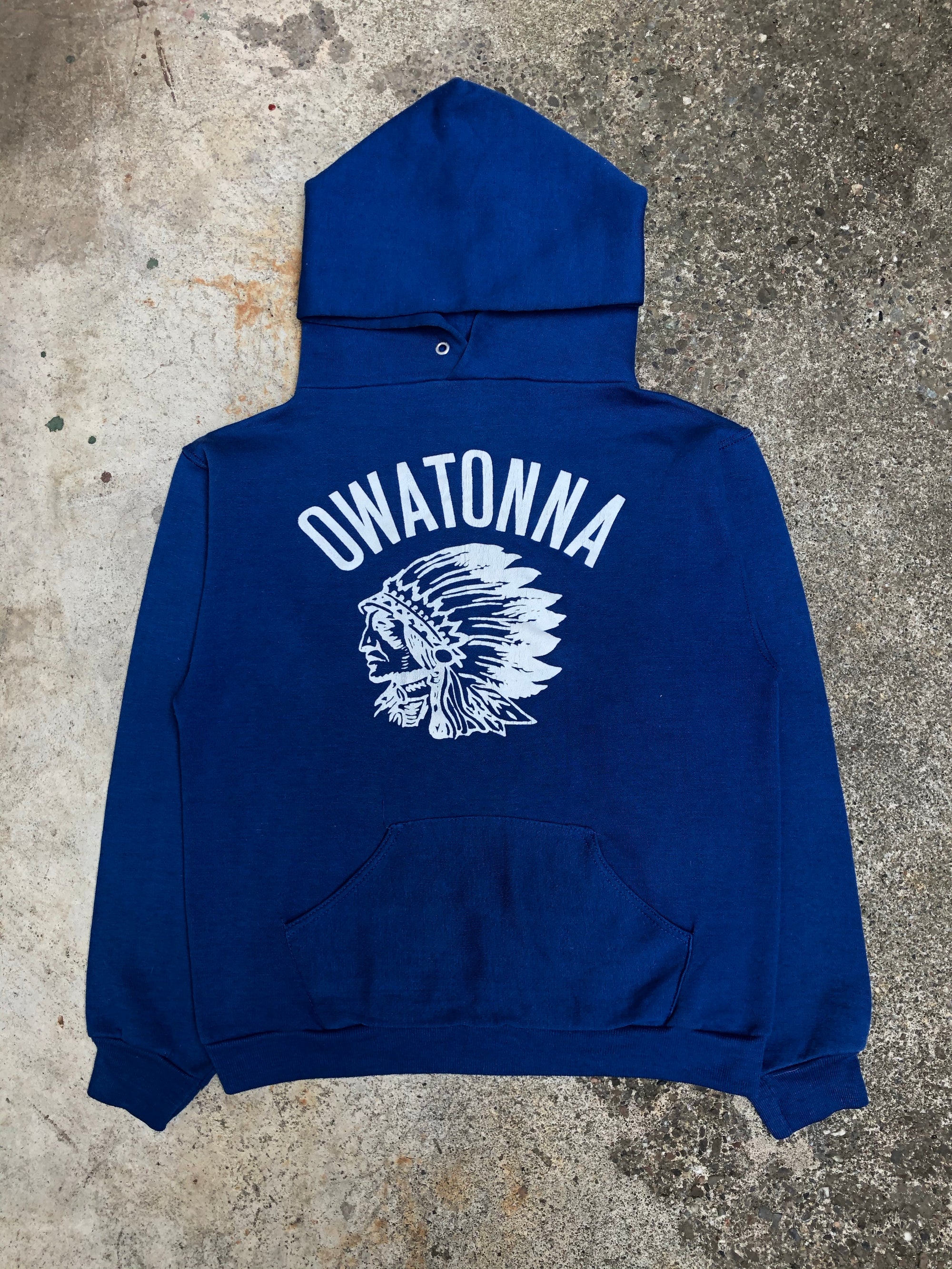 1970s Russell Blue “Owatonna” Hoodie
