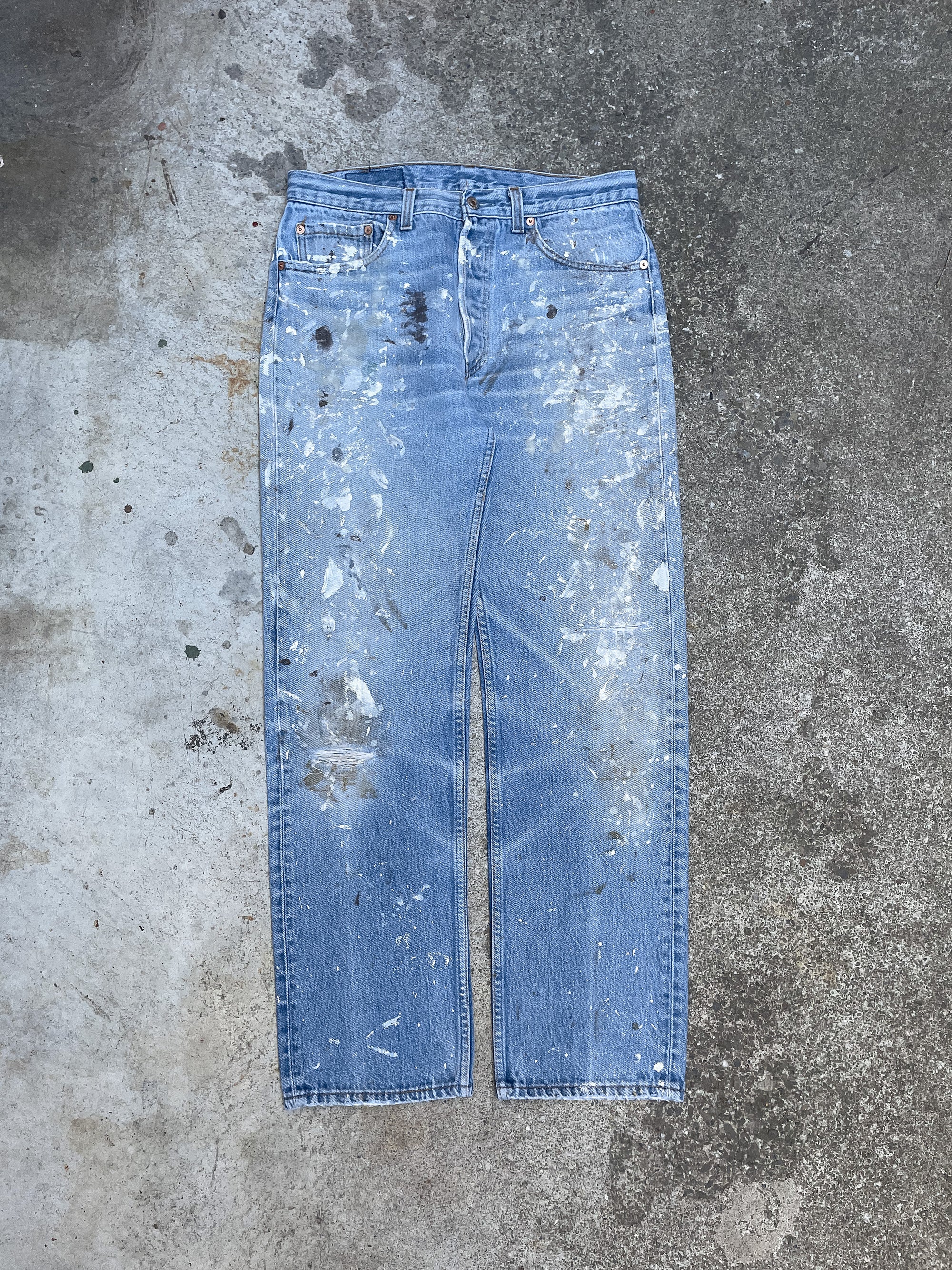 1990s Levi’s Painted Faded Blue 501XX (32X29)