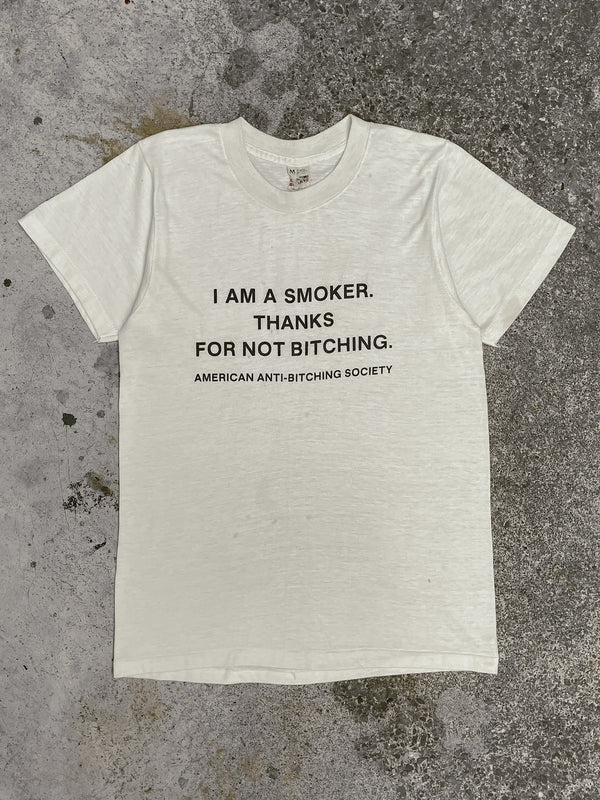 1980s “I Am A Smoker” Screen Stars Tee