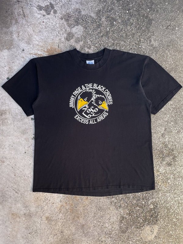 2000 “Jimmy Page & The Black Crowes” Single Stitched Tour Tee