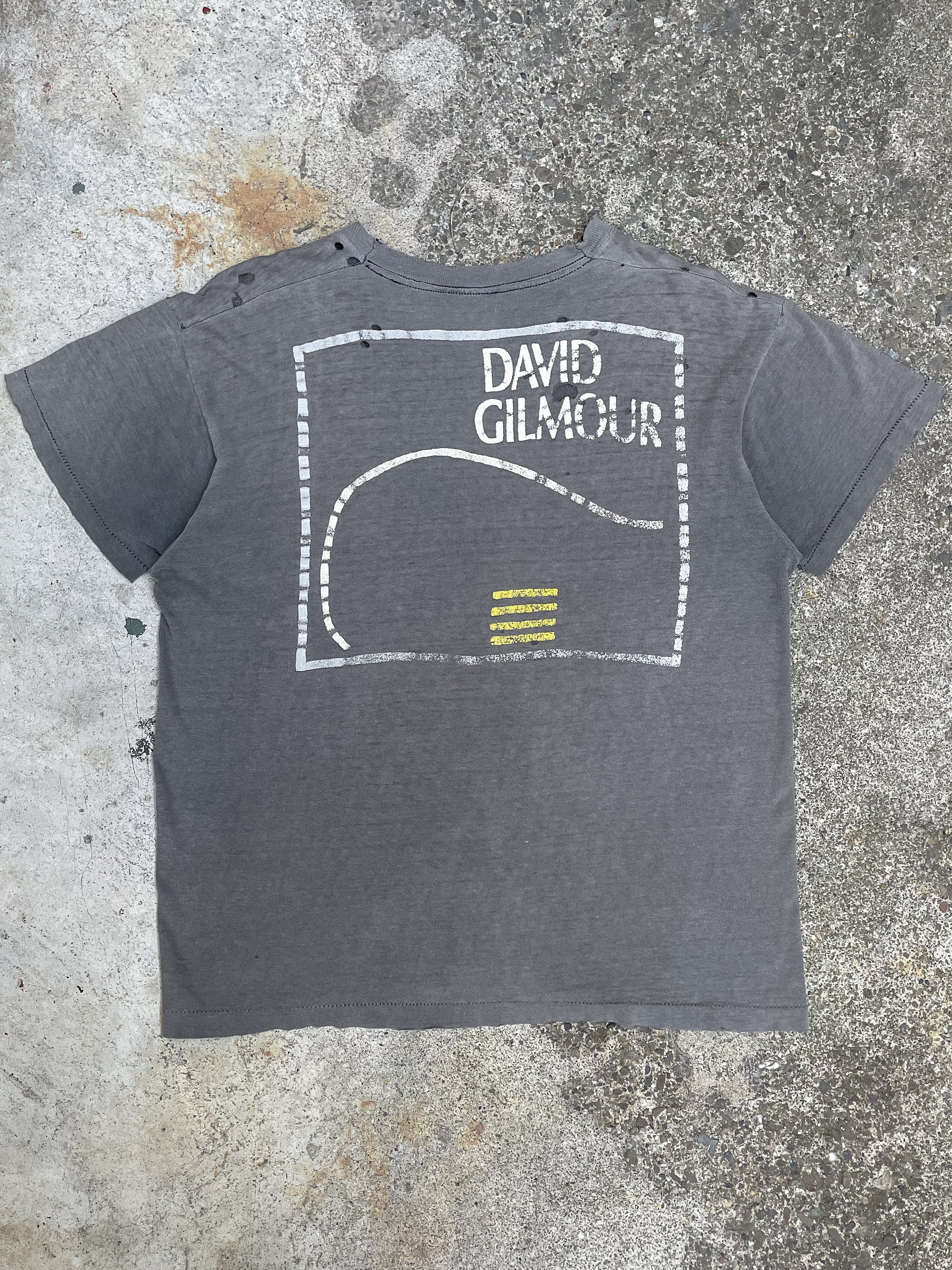 1984 David Gilmour “About Face” Faded Single Stitched Tour Tee