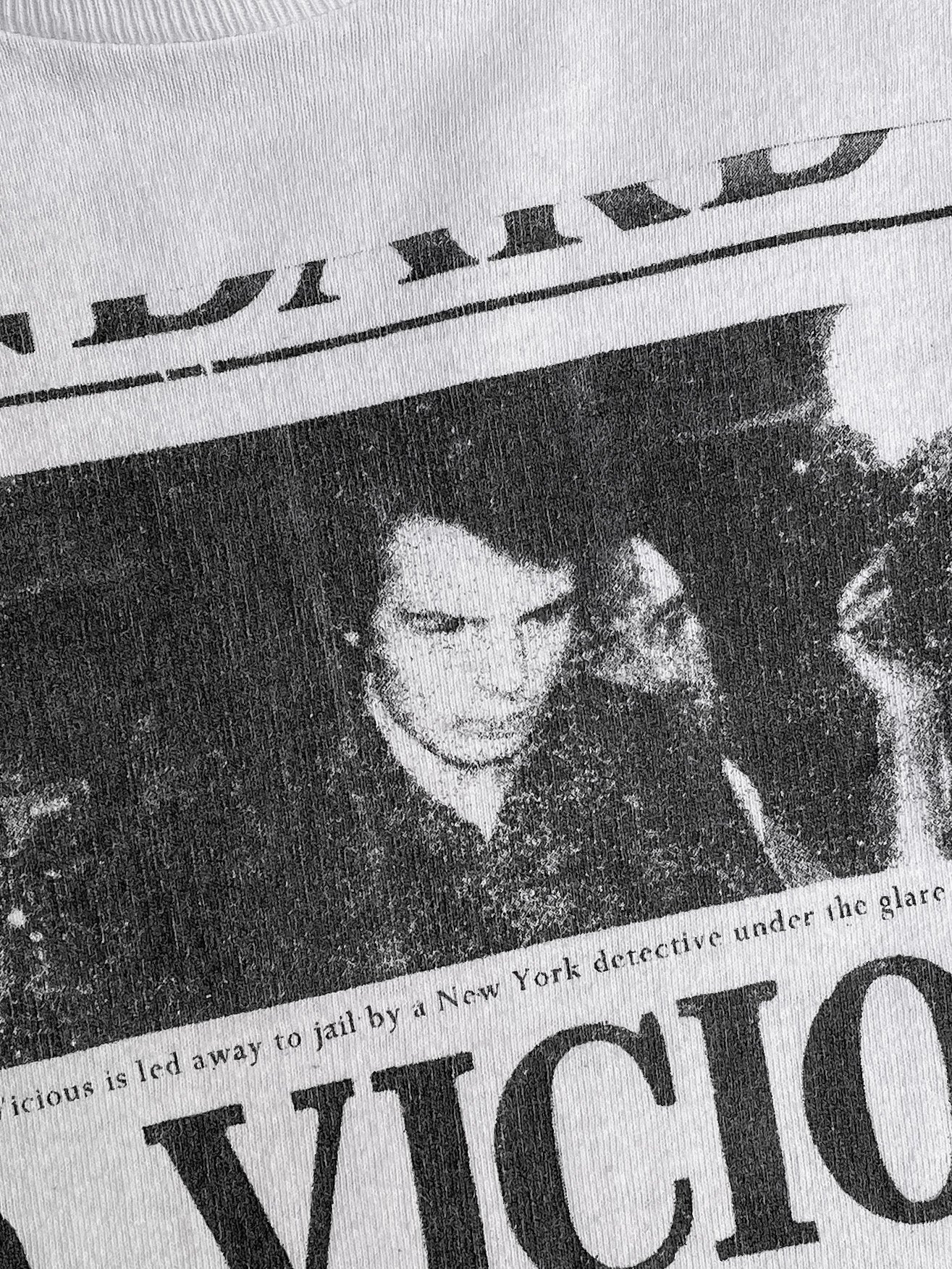 Vintage “Sid Vicious Is Accused Of Murder” Tee