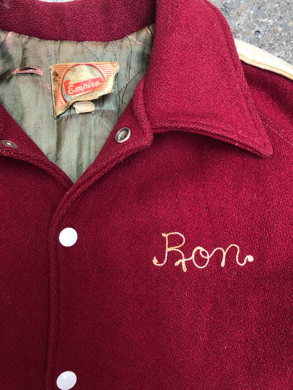 1960s Chain Stitch “Pompton Lakes” Varsity Jacket