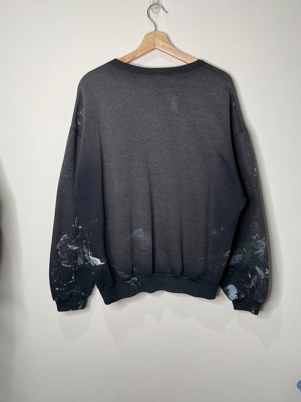 1990s Sun Faded Painted Black “Koala” Sweatshirt (L/XL)