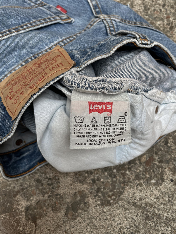 Vintage Levi’s Faded Blue 501 Raw Hem (28X28)