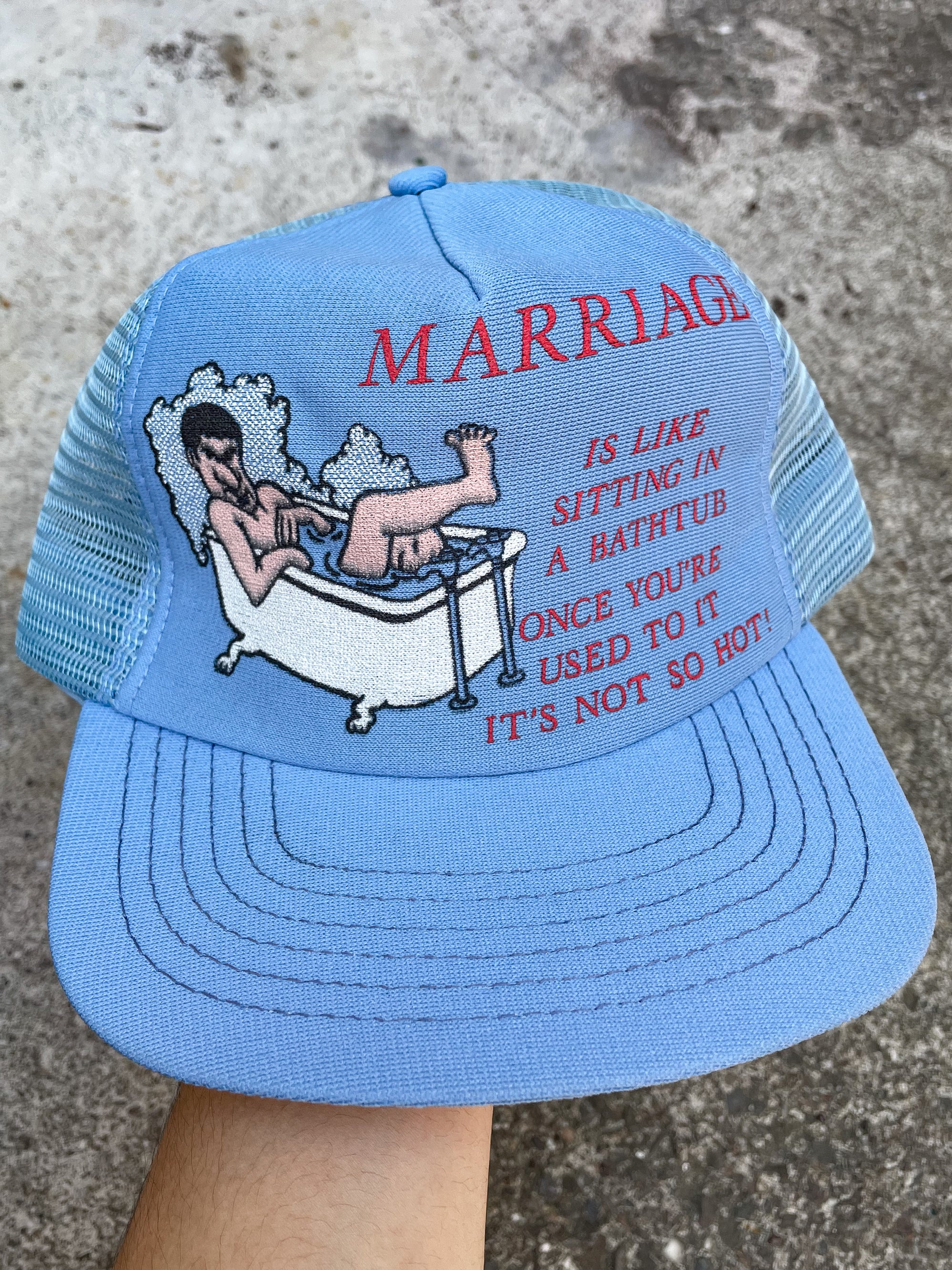 1980s “Marriage…” Trucker Hat