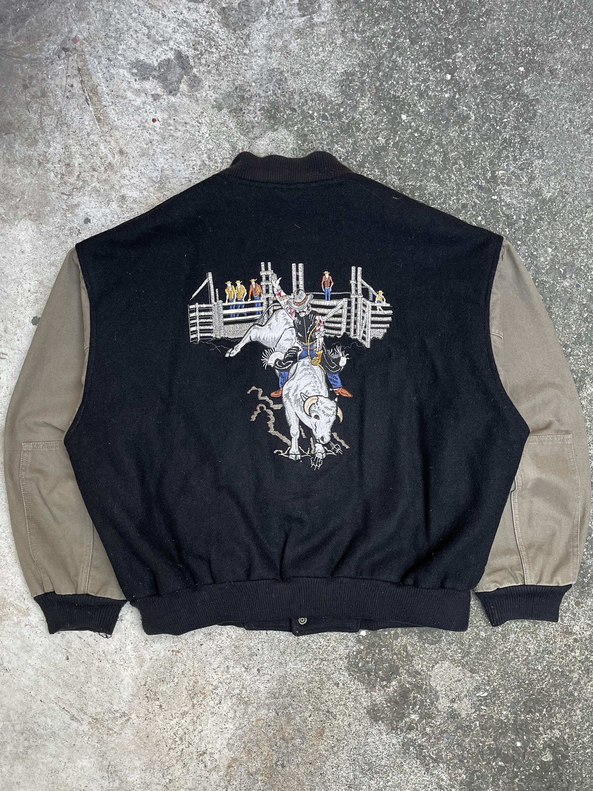 1990s “Rodeo Cowboy” Embroidered Jacket (XL)