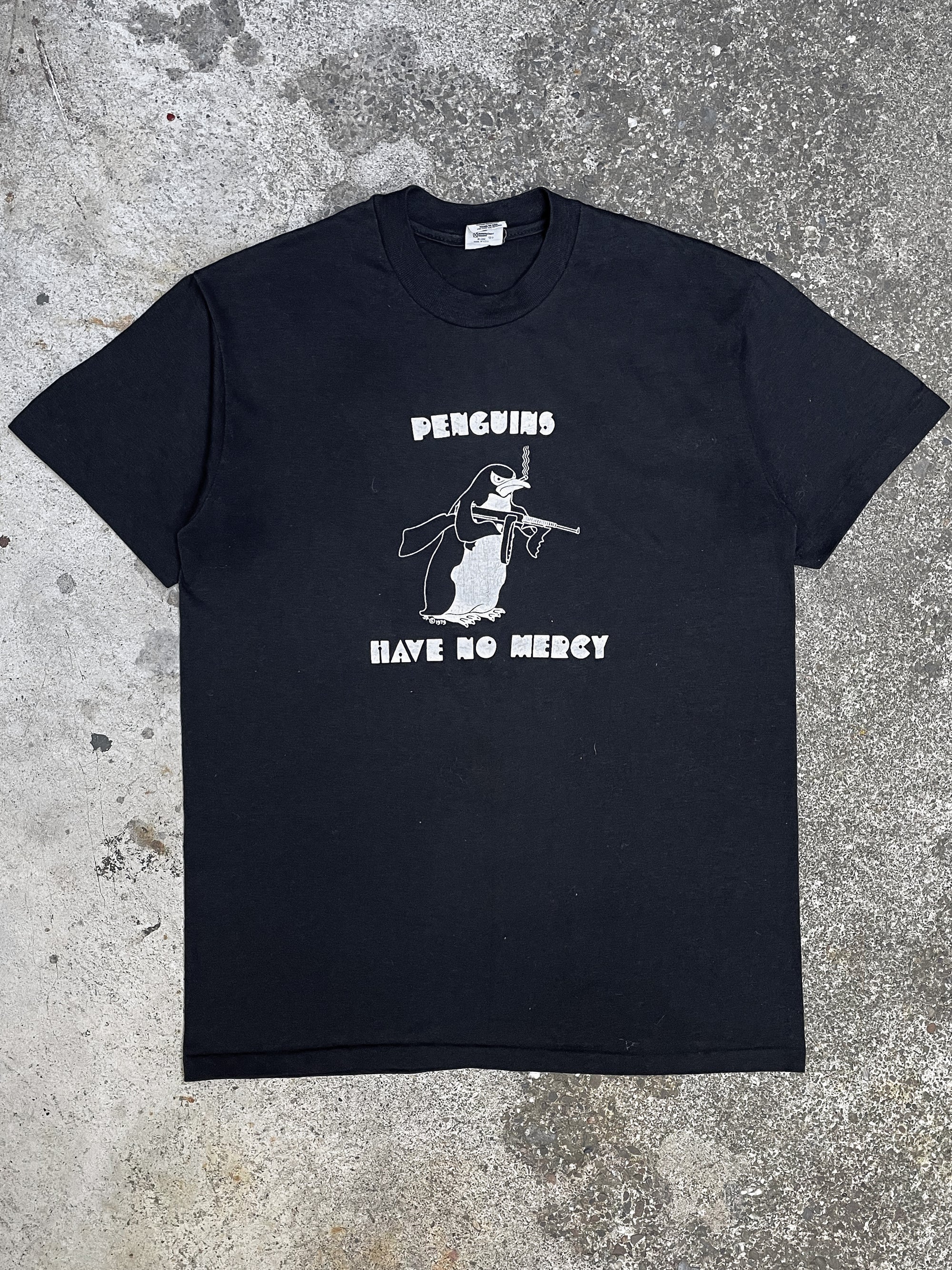 1970s “Penguins Have No Mercy” Single Stitched Tee (M/L)