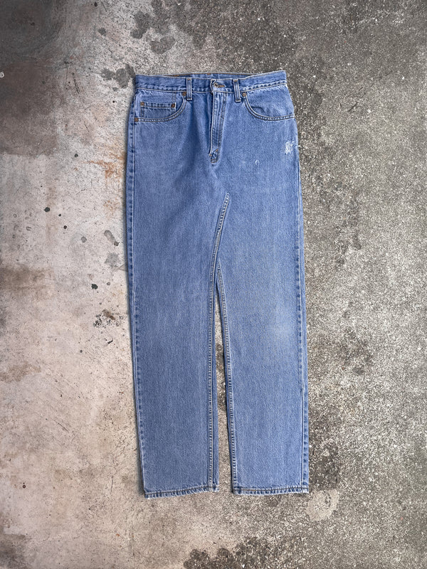 Vintage Levi’s Repaired Faded Blue 505 (31X32)