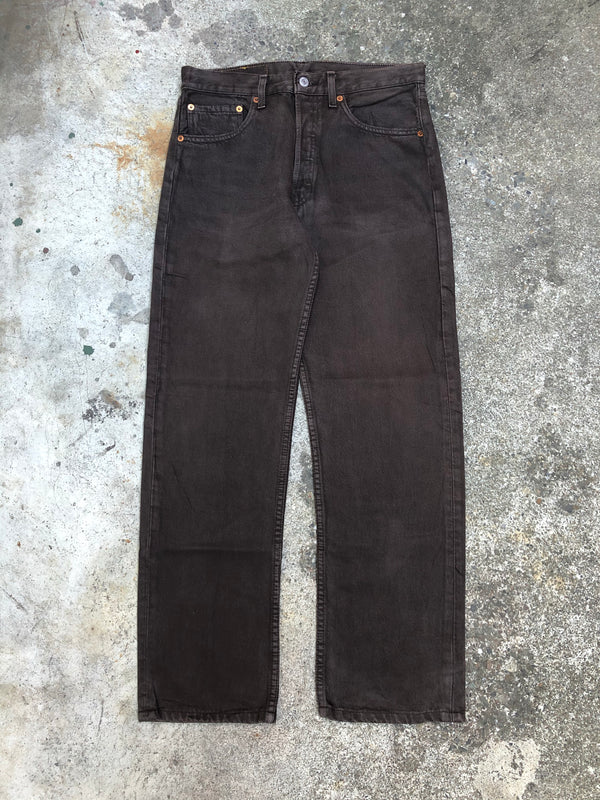 1990s Levis Faded Brown 501 (30X28)