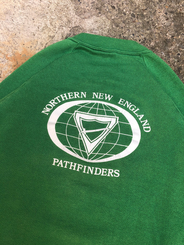 1980s Green "Oxford Woodsmen Pathfinder Club" Sweatshirt