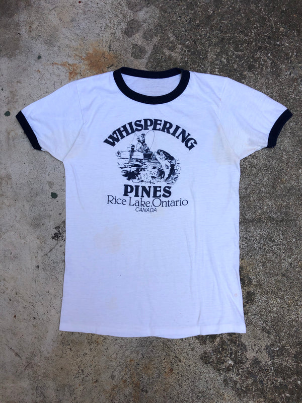 1980s Single Stitched “Whispering Pines” Ringer Tee