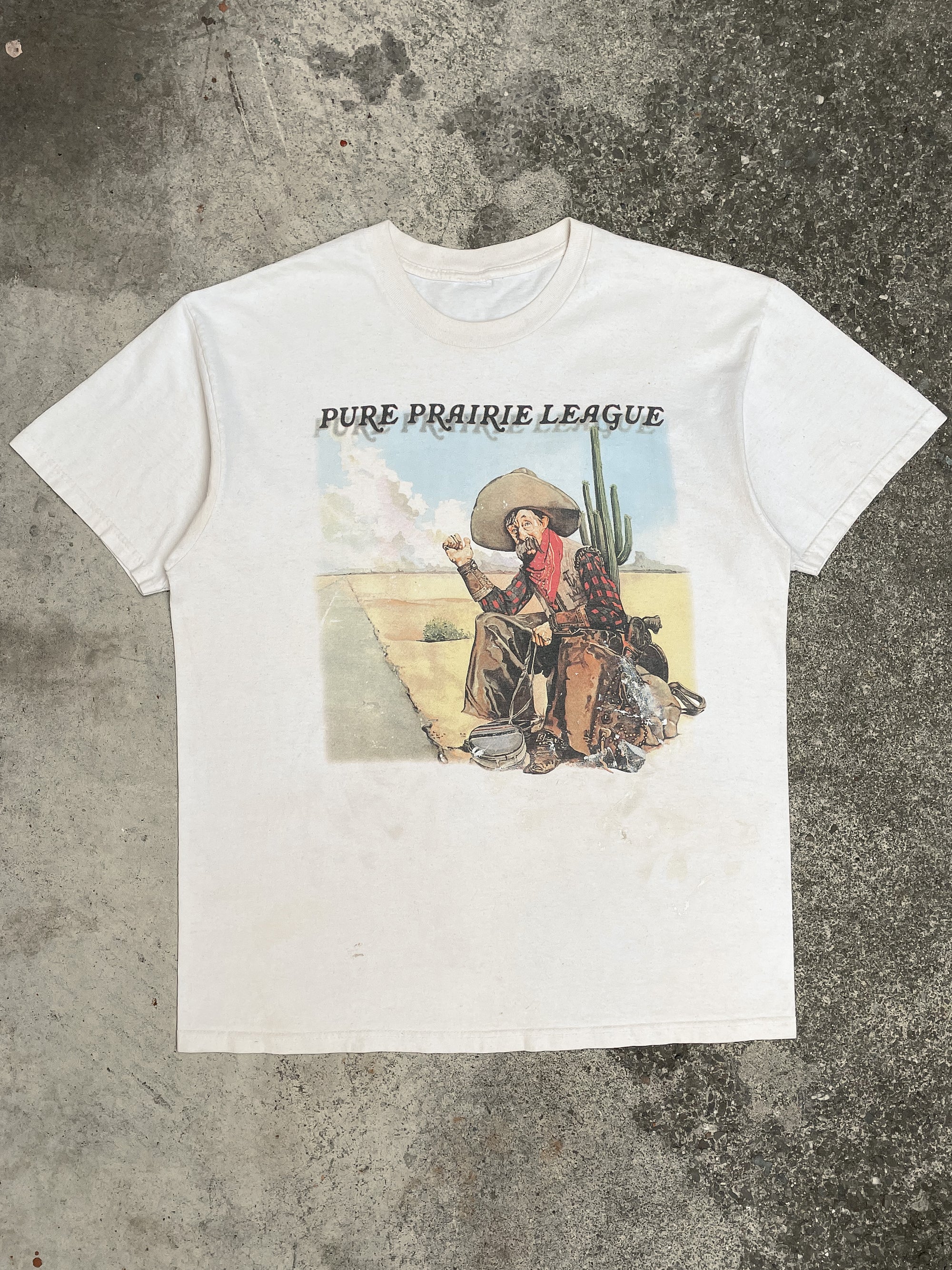 2000s “Pure Prairie League” Painted Tee (XL)