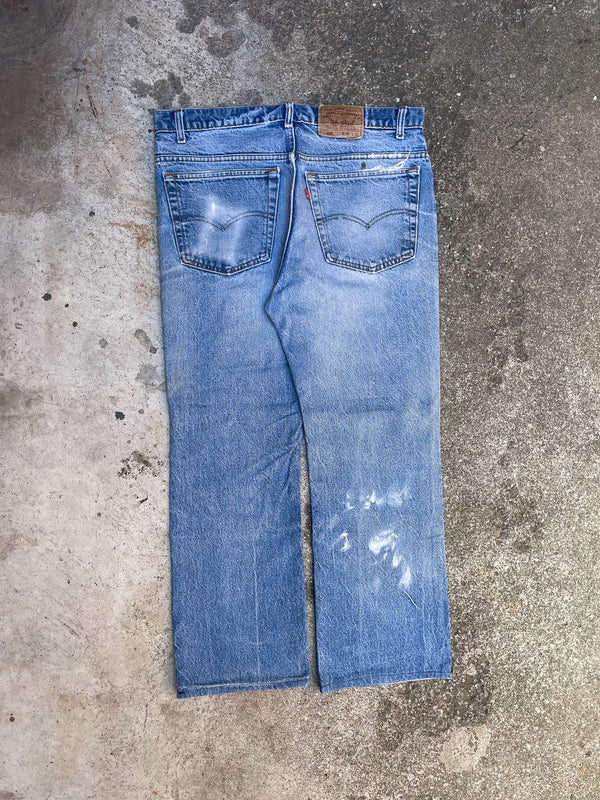 1990s Levi’s Faded Blue Double Knee Repair 517 (36X27)