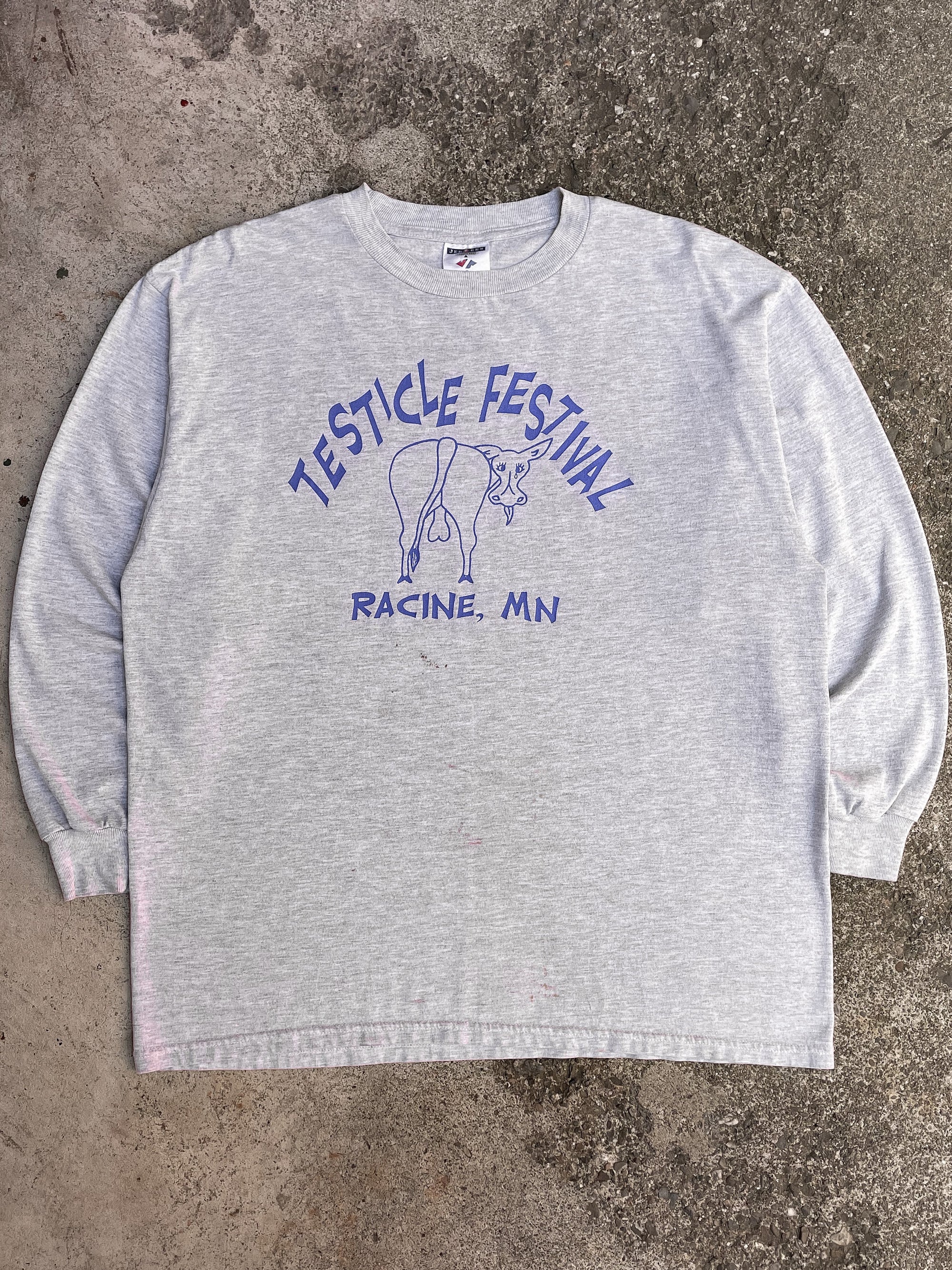 Vintage 00s “Testicle Festival” Long Sleeve Tee