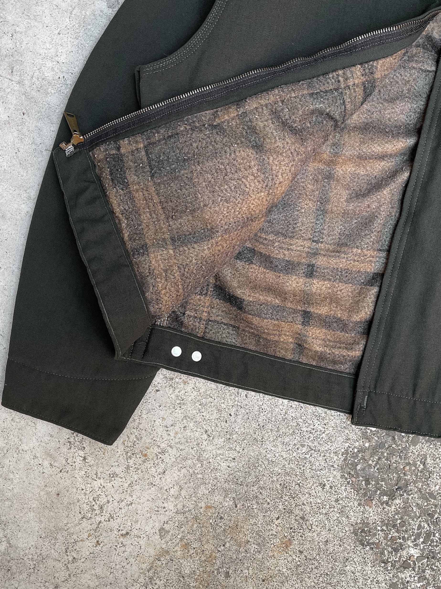 Carhartt Pine Green Lined Work Jacket (M/L)