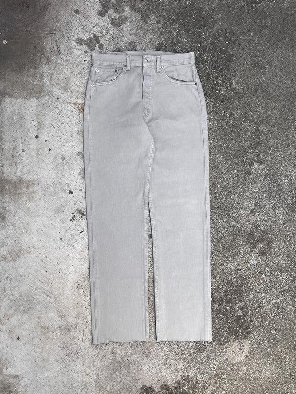 Vintage Levi’s Faded Grey 501 Raw Hem (30X31)