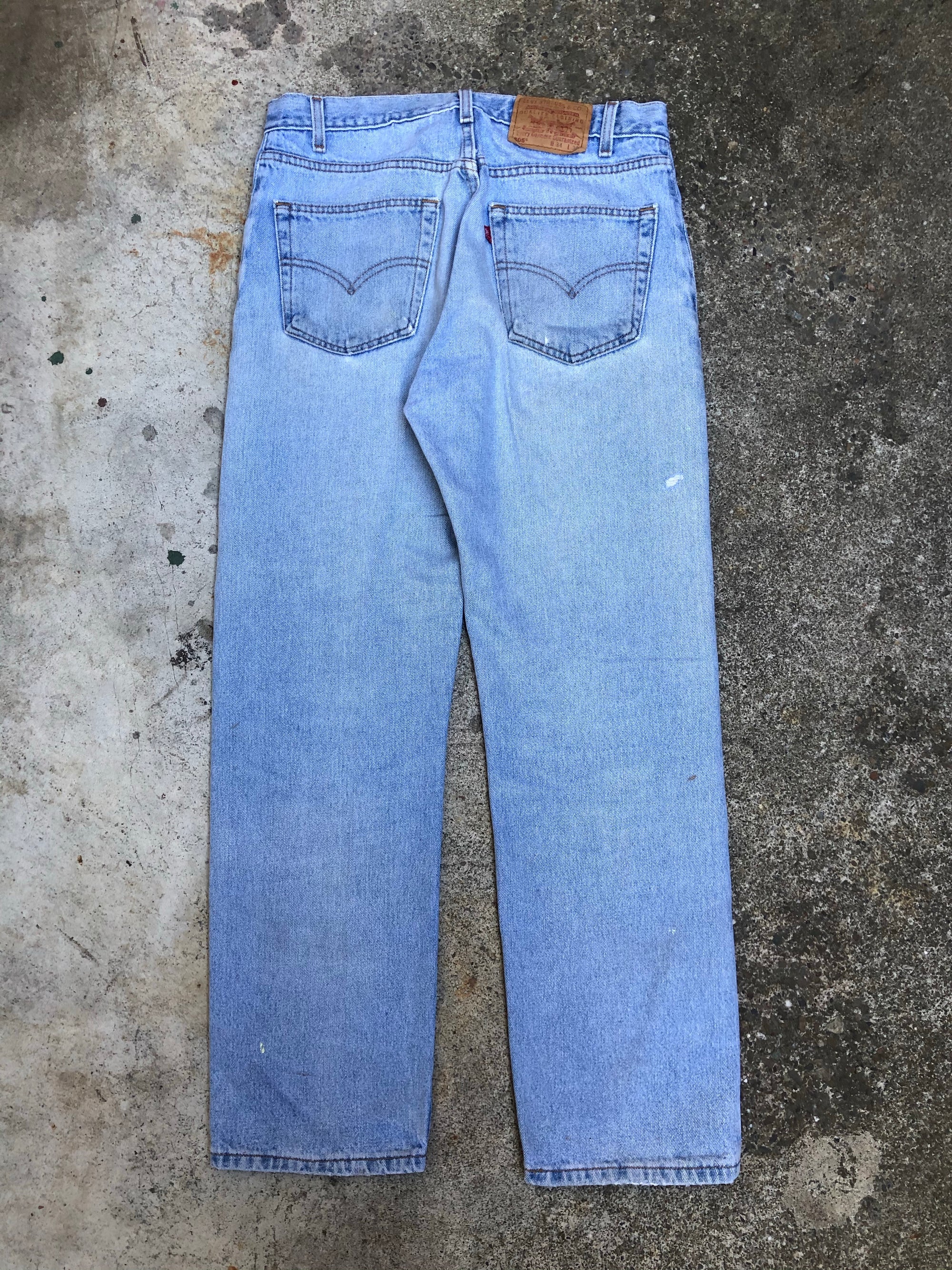 1990s Levis Worn In Blue 505 (33X29)