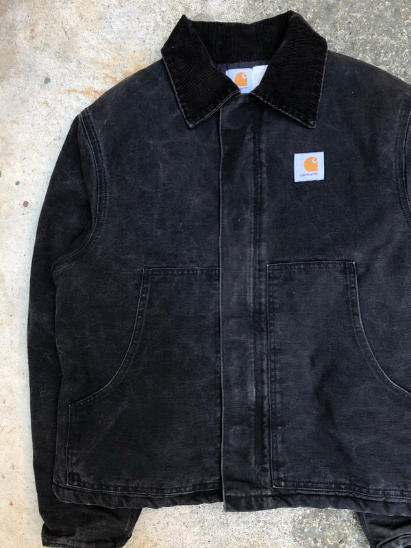 1990s Carhartt Faded Black Quilted Arctic Jacket (M/L)