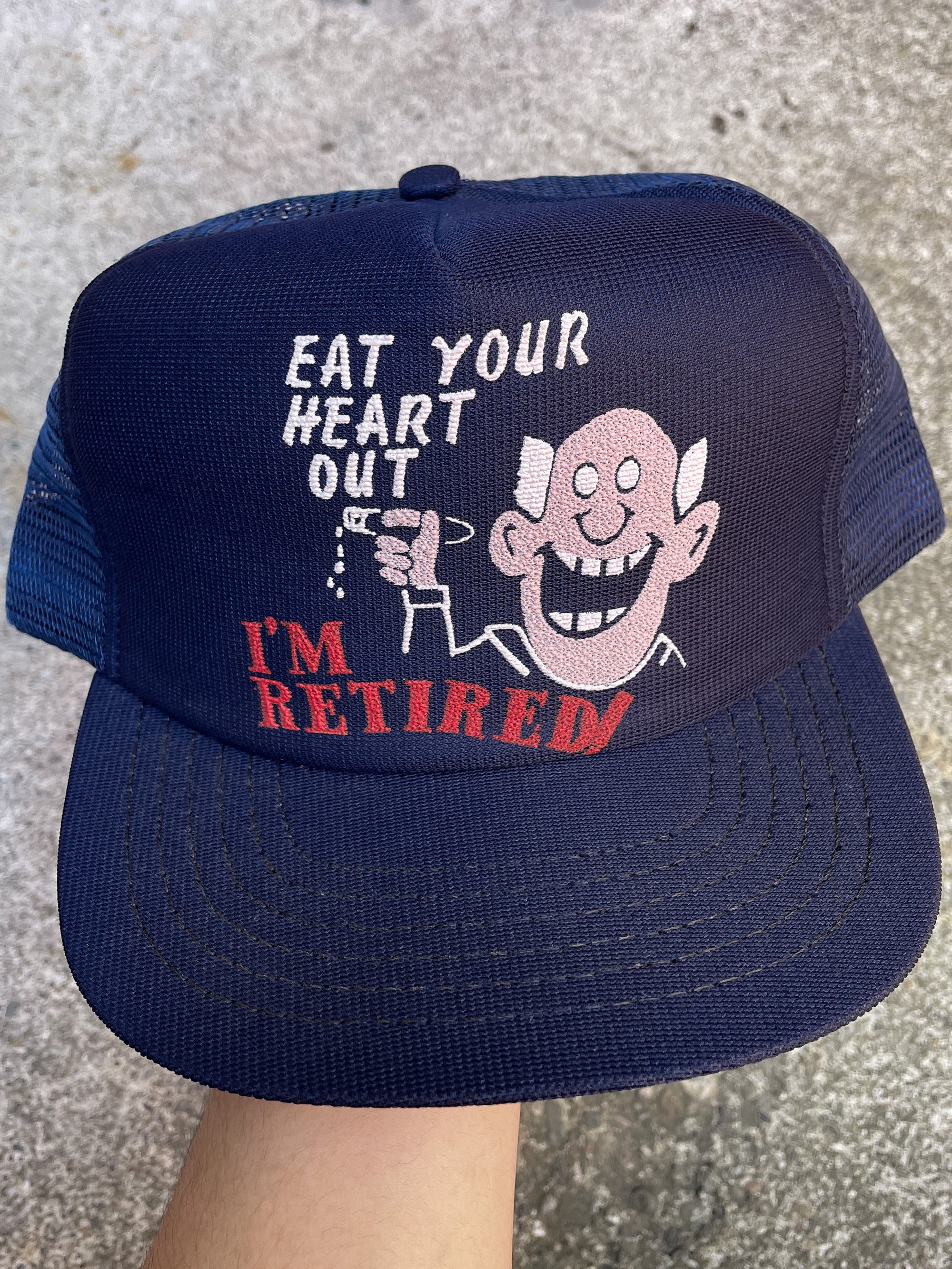 1980s “Eat Your Heart Out” Trucker Hat