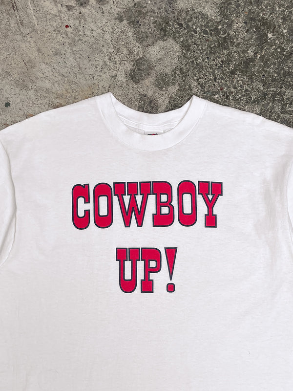 Vintage 00s “Cowboy Up!” Tee (XL)