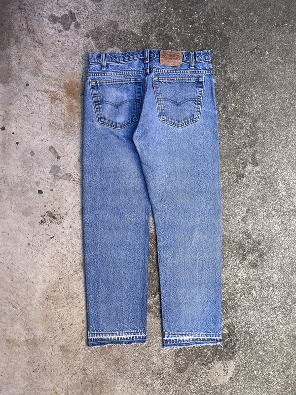 1990s Levi’s Faded Blue 505 Released Hem (30X27)