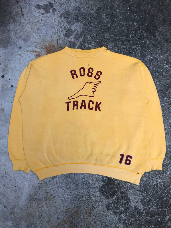 1970s Russell Sun Faded “Ross Track” Sweatshirt