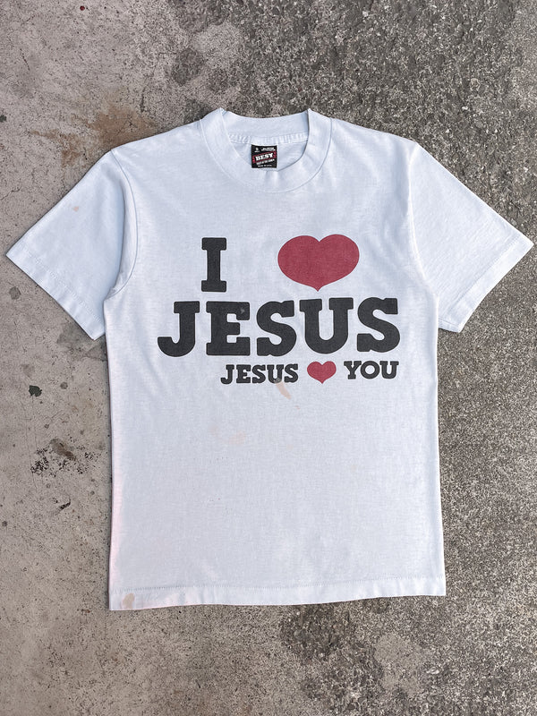 1990s “I Love Jesus” Single Stitched Tee